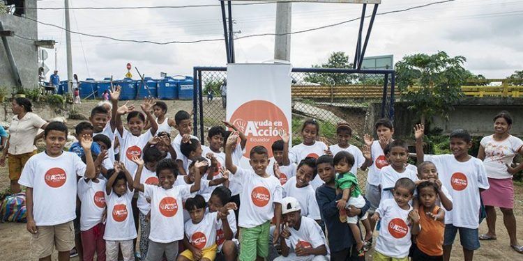 Corona y Sodimac Colombia apoyan el trabajo de Ayuda en Acción en Esmeraldas Ecuador