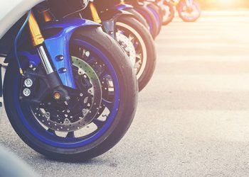 Group of big bike and superbike at the motorcycle parking lot.