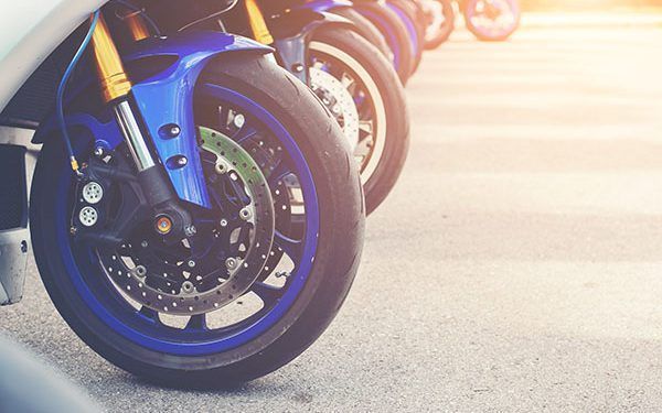 Group of big bike and superbike at the motorcycle parking lot.