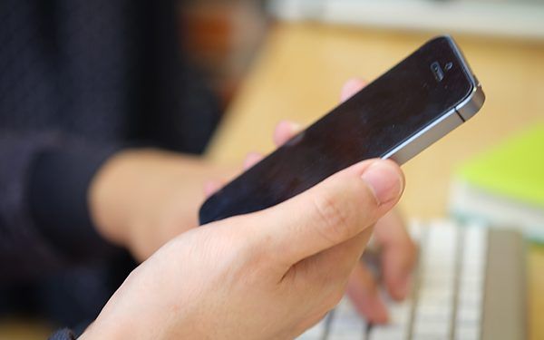 asian man hands using smart phone, social media concept