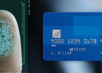 tarjeta con biometría