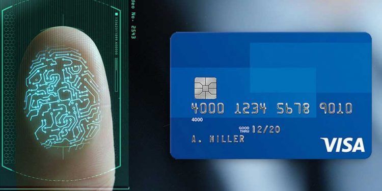 tarjeta con biometría