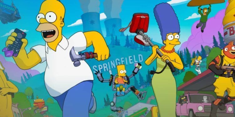 Colaboración entre Fortnite y Los Simpson