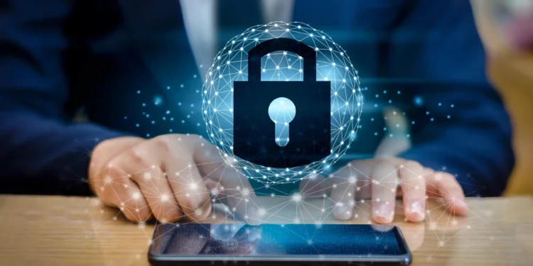 Candado de seguridad en celular